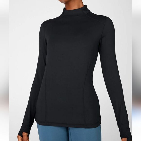 Fabletics Phoenix High Neck Long Sleeve Top. - Picture 1 of 13